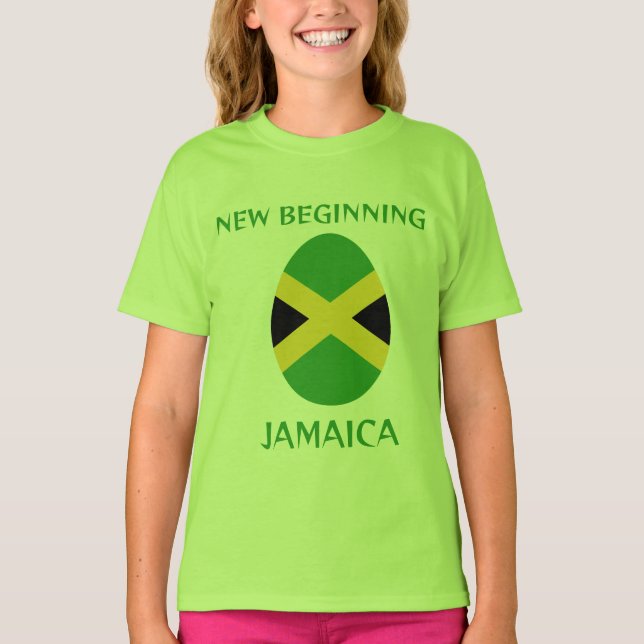 T-shirt Drapeau de la Jamaïque (Devant)