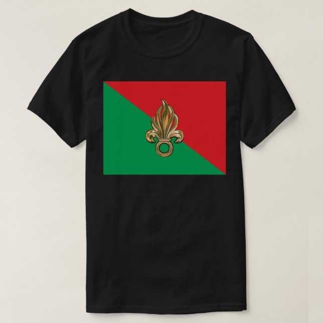T-shirt drapeau de la Légion étrangère française (Design devant)