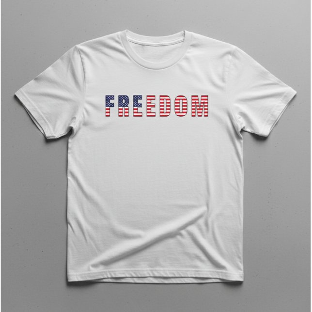 T-shirt Drapeau de la liberté USA (Créateur téléchargé)