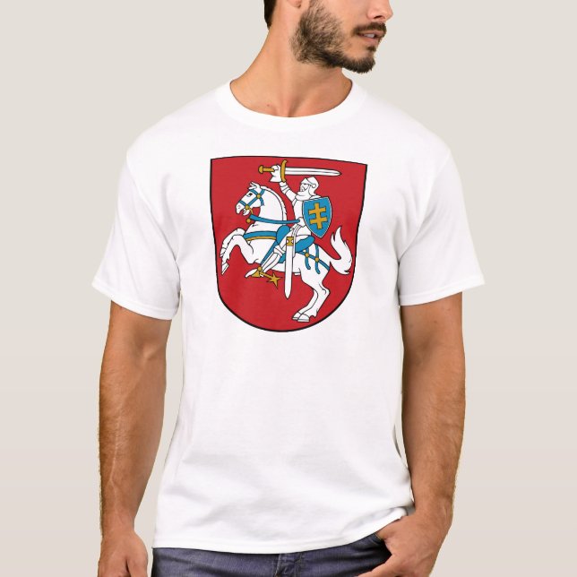 T-shirt Drapeau de la Lithuanie (Devant)