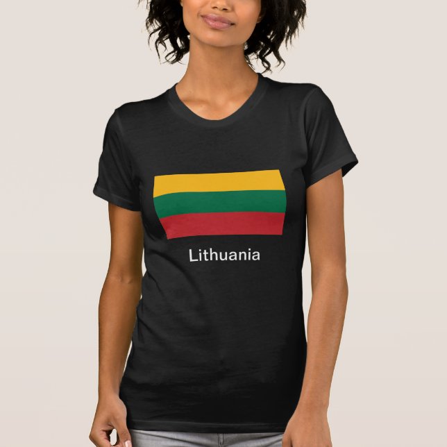 T-shirt Drapeau de la Lithuanie (Devant)