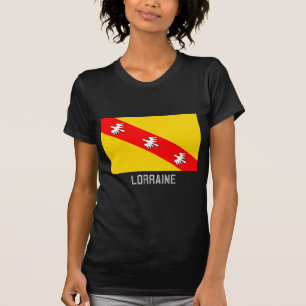 T-shirt Drapeau de la Lorraine avec le nom