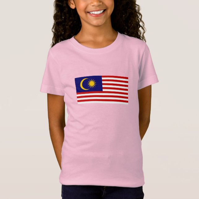 T-Shirt Drapeau de la Malaisie (Devant)