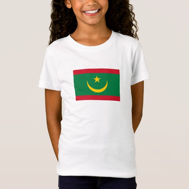 T-Shirt Drapeau de la Mauritanie (Devant)