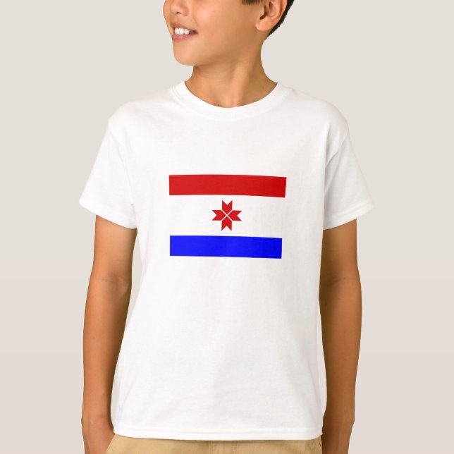 T-shirt Drapeau de la Mordovie (Devant)