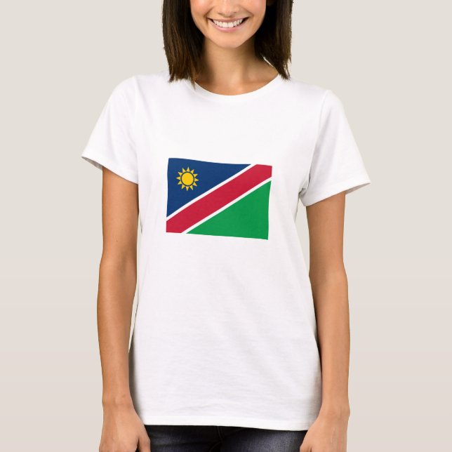 T-shirt Drapeau de la Namibie (Devant)