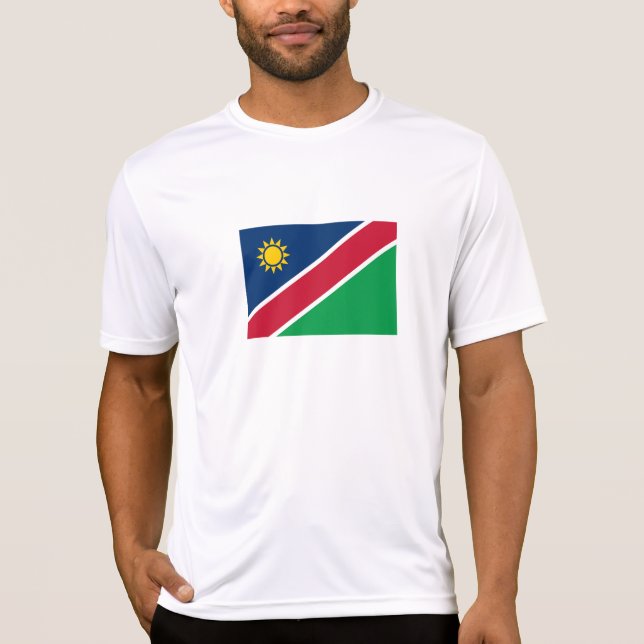 T-shirt Drapeau de la Namibie (Devant)