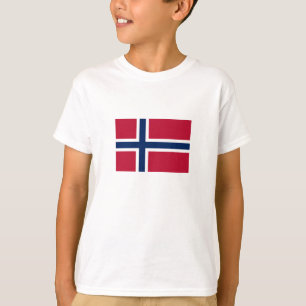 T-shirt Drapeau de la Norvège