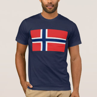 T-shirt Drapeau de la Norvège