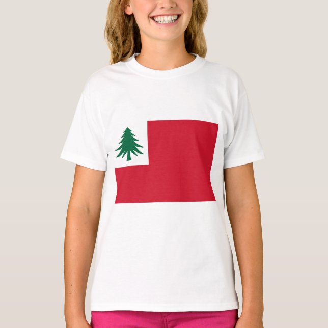 T-shirt Drapeau de la Nouvelle-Angleterre (Devant)