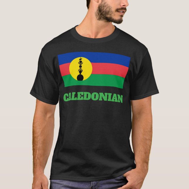 T-shirt drapeau de la nouvelle-calédonie (Devant)