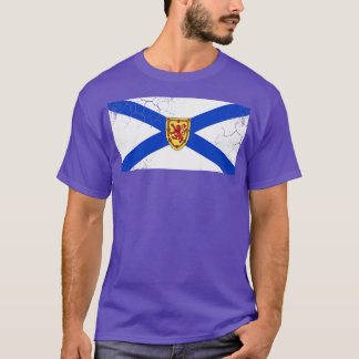 T-shirt Drapeau de la Nouvelle-Écosse Canada Vintage