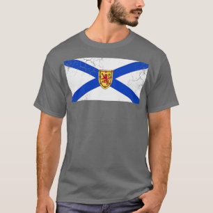 T-shirt Drapeau de la Nouvelle-Écosse Canada Vintage