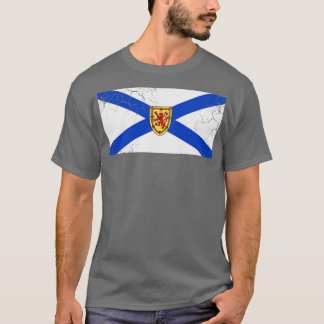 T-shirt Drapeau de la Nouvelle-Écosse Canada Vintage