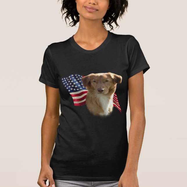 T-shirt Drapeau de la Nouvelle-Écosse pour l'essayage de c (Devant)