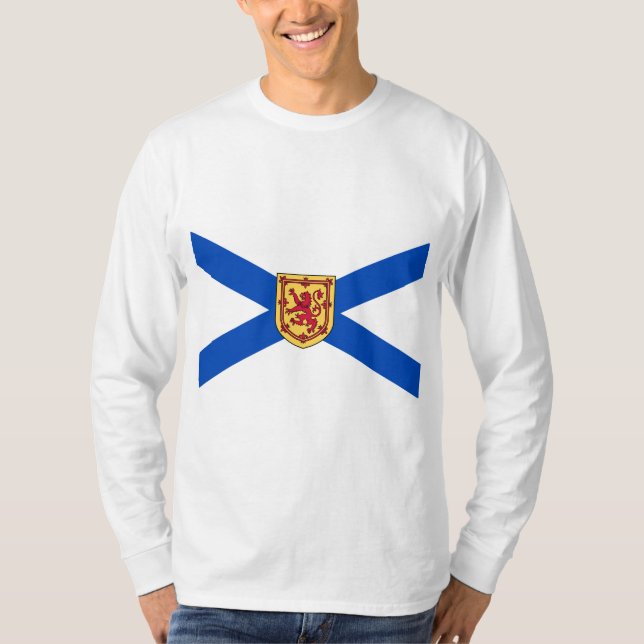 T-shirt Drapeau de la Nouvelle-Écosse (Province canadienne (Devant)