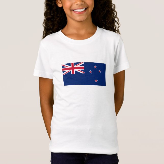 T-Shirt Drapeau de la Nouvelle-Zélande (Devant)