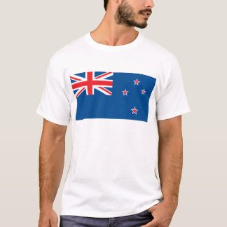 T-shirt Drapeau de la Nouvelle Zélande