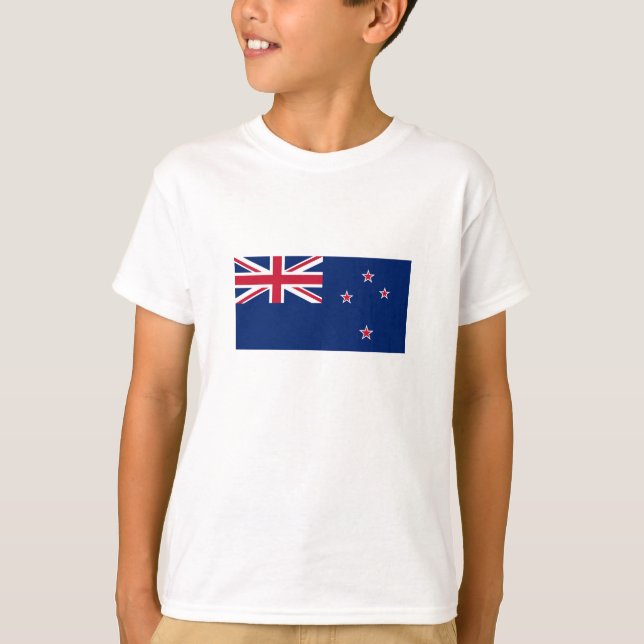 T-shirt Drapeau de la Nouvelle-Zélande (Devant)
