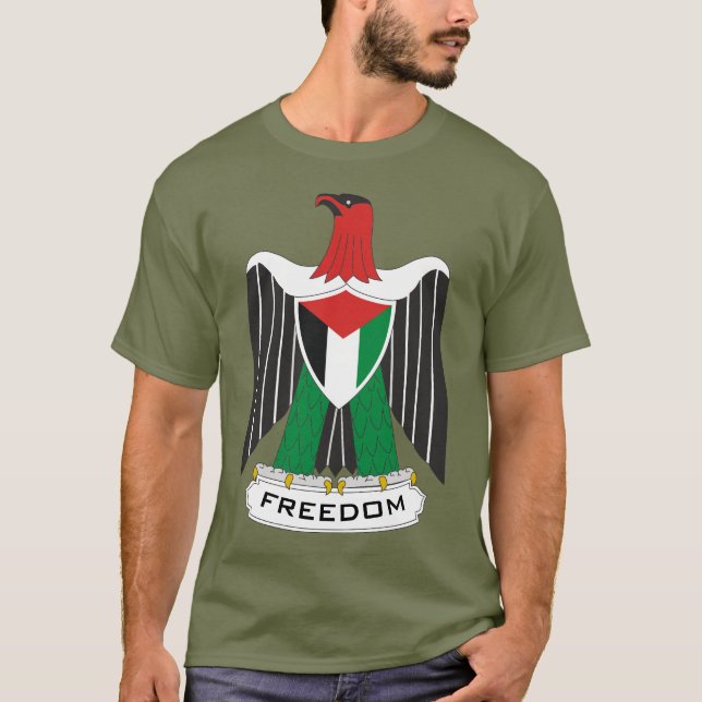 T-shirt Drapeau de la Palestine (Devant)