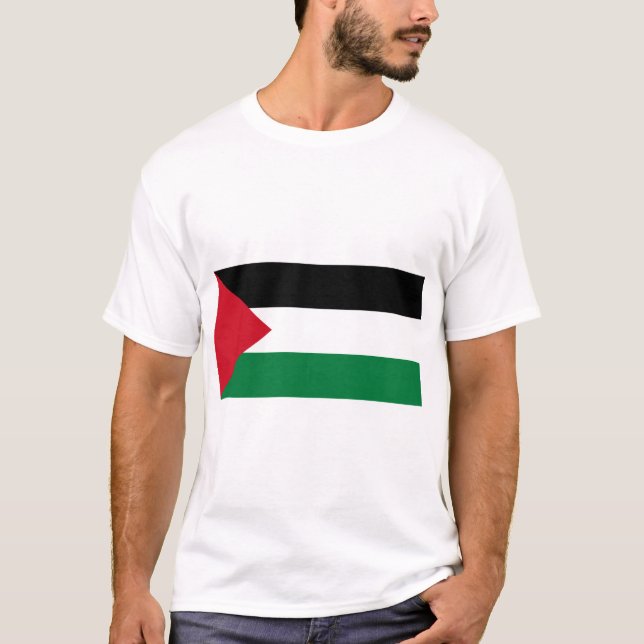 T-shirt Drapeau de la Palestine (Devant)