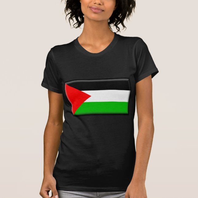 T-shirt Drapeau de la Palestine (Devant)