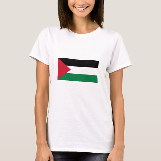 T-shirt Drapeau de la Palestine (Devant)