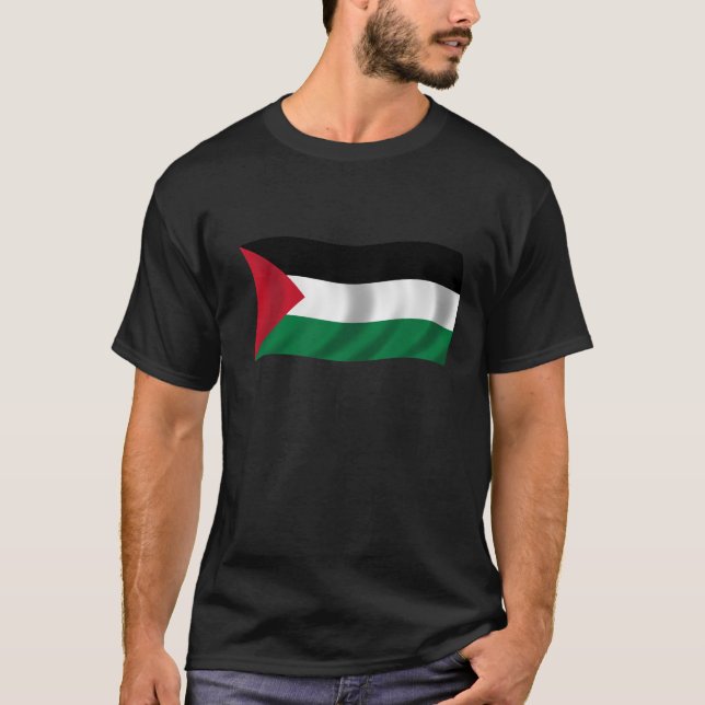 T-shirt Drapeau de la Palestine (Devant)