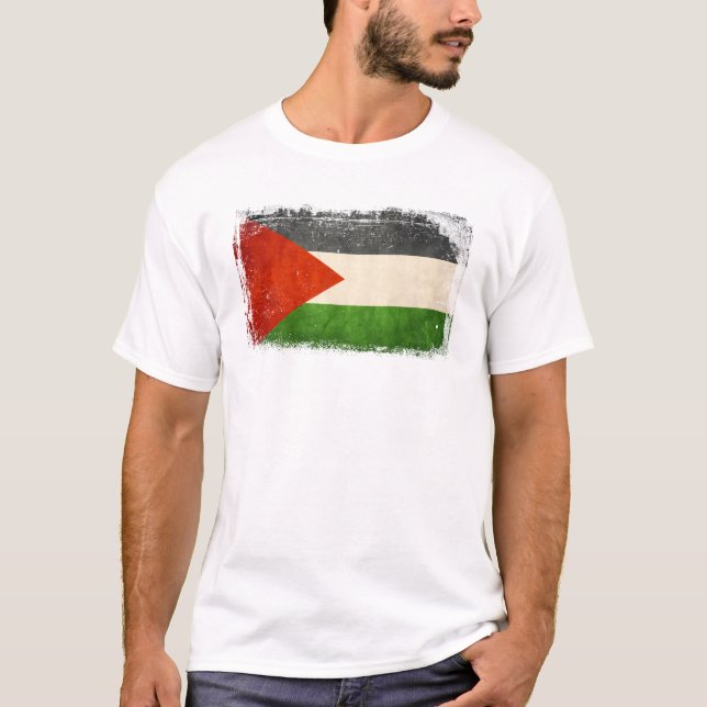 T-shirt Drapeau de la Palestine (Devant)