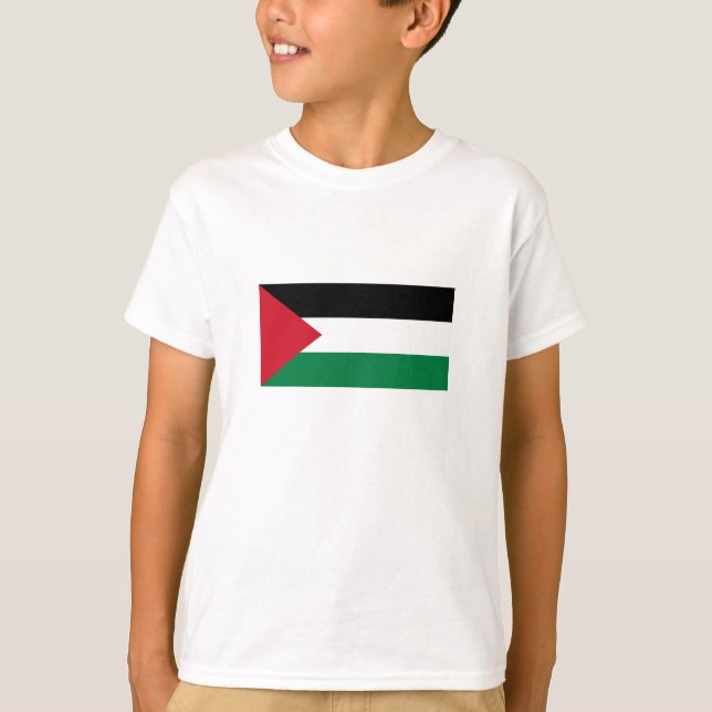 T-shirt Drapeau de la Palestine (Devant)