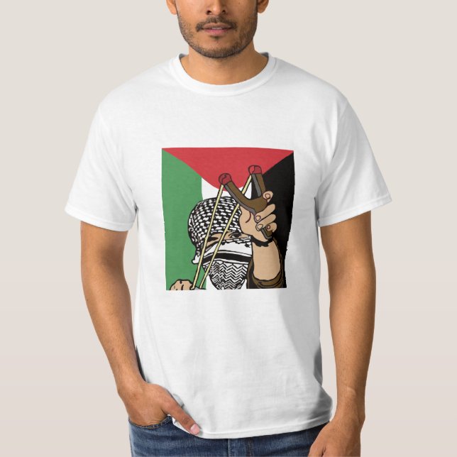 T-shirt Drapeau de la Palestine (Devant)