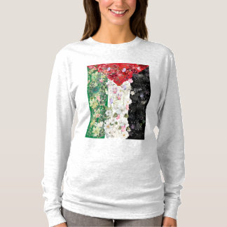 T-shirt Drapeau de la Palestine Floral Femme