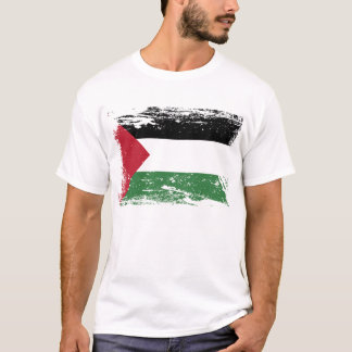 T-shirt Drapeau de la Palestine Grunge