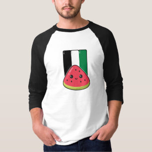 T-shirt Drapeau de la Palestine mignonne avec Palestin san
