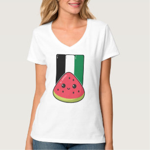T-shirt Drapeau de la Palestine mignonne avec Palestin san