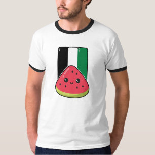 T-shirt Drapeau de la Palestine mignonne avec Palestin san