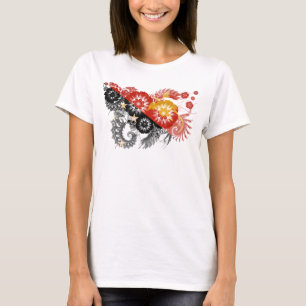 T-shirt Drapeau de la Papouasie-Nouvelle-Guinée