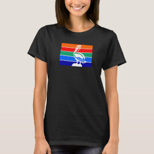 T-shirt Drapeau de la pelican de St Petersburg Floride Pat