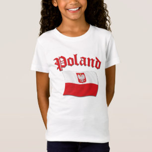 T-Shirt Drapeau de la Pologne