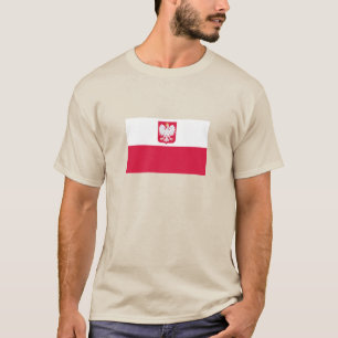 T-shirt Drapeau de la Pologne