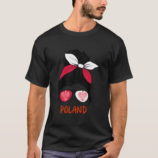 T-shirt Drapeau de la Pologne Patrimoine Pologne (Devant)