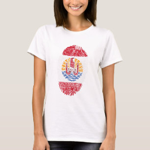 T-shirt Drapeau de la Polynésie française