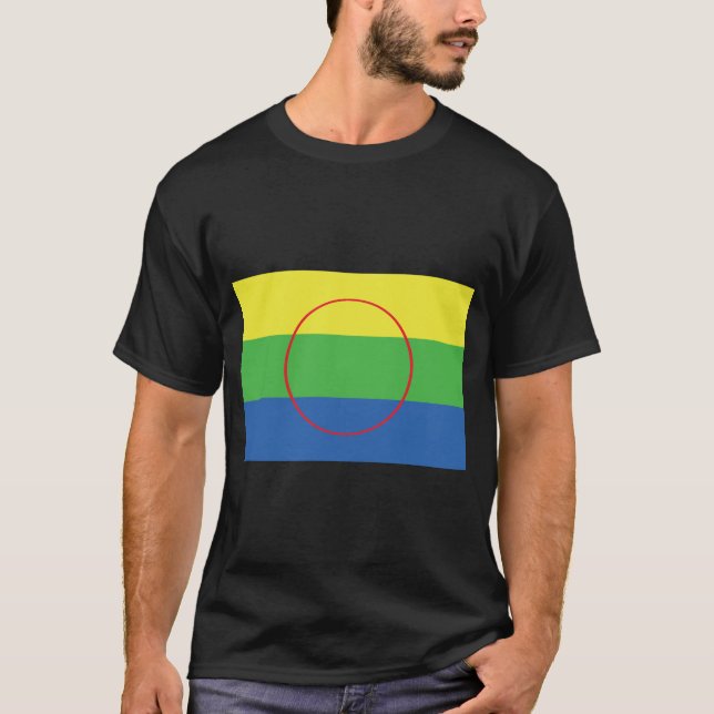 T-shirt Drapeau de la Première nation Peguis (Devant)