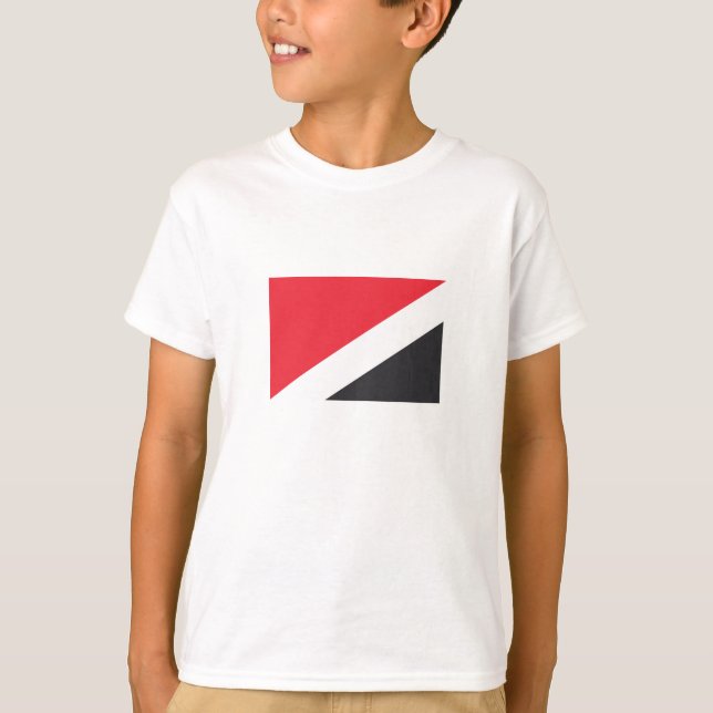 T-shirt Drapeau de la Principauté de Sealand (Devant)