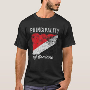 T-shirt Drapeau de la Principauté de Sealand en détresse -