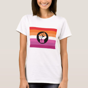T-shirt Drapeau de la protestation lesbienne