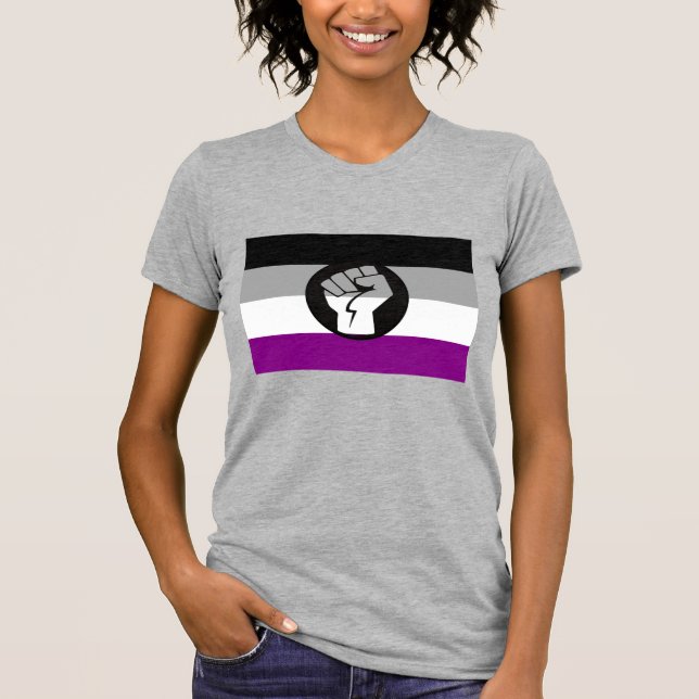 T-shirt Drapeau de la protestation sexuelle (Devant)