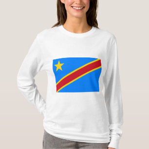 T-shirt Drapeau de la RDC (République démocratique du Cong