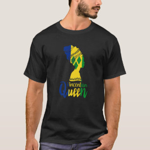 T-shirt Drapeau de la reine Saint-Vincent-les-Grenadines V