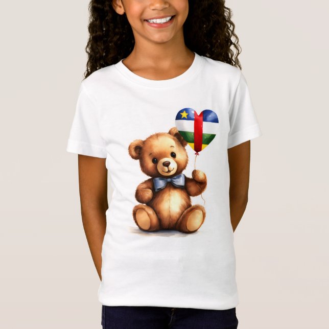 T-Shirt drapeau de la République centrafricaine (Devant)